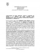 CONSTITUCIÓN DE UNIÓN TEMPORAL