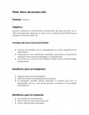 Bonos de producción en una empresa