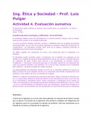 Relación entre la Ing, Ética y Sociedad