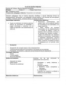 PLAN DE SESIÓN PRIMARIA Componente pedagógico-didáctico: Desarrollo de la motricidad