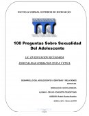 DESARROLLO DEL ADOLESCENTE ll. IDENTIDAD Y RELACIONES SOCIALES