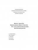 Pasantía realizada en Made In Productions, 1971