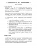 LA CONMENSURACIÓN DE LA ARQUITECTURA EN EL RENACIMIENTO