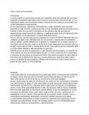 Tipos y redes de comunicación