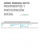 MOVIMIENTOS Y PARTICIPACIÓN SOCIAL