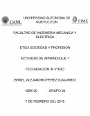 ETICA SOCIEDAD Y PROFESION ACTIVIDAD DE APRENDIZAJE 1