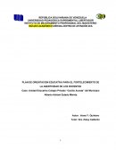 PLAN DE ORIENTACION EDUCATIVA PARA EL FORTELECIMIENTO DE LA ASERTIVIDAD DE LOS DOCENTES