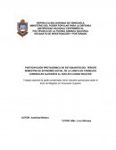 PARTICIPACIÓN PROTAGÓNICA DE ESTUDIANTES DEL TERCER SEMESTRE DE ECONOMÍA SOCIAL DE LA UNEFA EN CONSEJOS COMUNALES ALEDAÑOS AL NÚCLEO CIUDAD BOLÍVAR