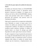 Conceptos basicos en analisis de Solidworks