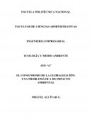 EL CONSUMISMO DE LA GLOBALIZACIÓN: UNA PROBLEMÁTICA DE IMPACTO AMBIENTAL