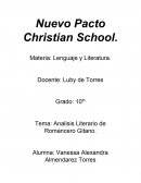 Analisis Literario de Romancero Gitano