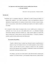 Ensayo Cliente Interno. Página 1