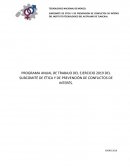 PROGRAMA ANUAL DE TRABAJO DEL EJERCICIO 2019 DEL SUBCOMITÉ DE ÉTICA Y DE PREVENCIÓN DE CONFLICTOS DE INTERÉS