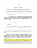 Definición conceptual de lenguaje y comunicación