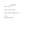 TRABAJO... LAZARILLO DE TORMES