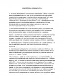 COMPETENCIA COMUNICATIVA