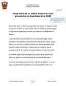 Peña Nieto da su último discurso como presidente en Asamblea de la ONU[