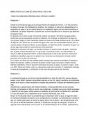 IMPACTOS DE LA CUNA DEL AGUA EN EL SIGLO XXI