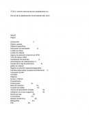 Informe mensual servicio hospitalización sur