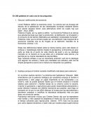 Teoria Economica. En 200 palabras en cada una de las preguntas