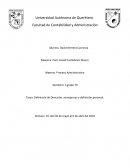 Definición de Dirección, semejanzas y definición personal