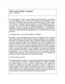 Solo vine a hablar por telefono