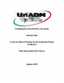 Fracaso de las empresas Pymes