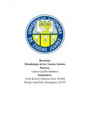 Bruxismo Metodología de las Ciencias Sociales