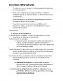 Derecho laboral. DESCANSOS REMUNERADOS