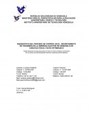 DIAGNOSTICO DEL PROCESO DE CONTROL EN EL DEPARTAMENTO DE TESORERIA EN LA EMPRESA ELECNOR DE VENEZUELA EN CARACAS CON EL FIN DE OPTIMIZARLO