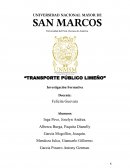 Transporte público limeño