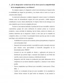 ¿Es la integración vertical una de las claves para la competitividad de la compañía ahora y en el futuro?