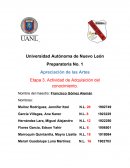 Apreciación de las Artes Etapa 3. Actividad de Adquisición del conocimiento
