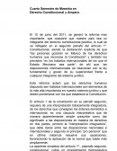 Cuarto Semestre de Maestría en Derecho Constitucional y Amparo