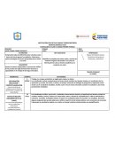 PLANEACIÓN DE CLASE 11 GRADO PRIMER PERIODO