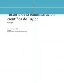 Historia de la Administración científica de Taylor