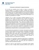 Consumismo condicionado: Un juego de emociones