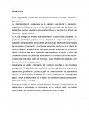 Toda organización cuenta con tres funciones básicas: marketing, finanzas y operaciones