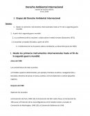 Derecho Ambiental y Relaciones Internacionales