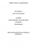 ACTIVIDAD 2: "Leer Con Otros Ojos"