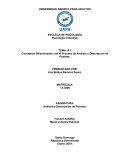 Conceptos Relacionados con el Proceso de Análisis y Descripción de Puestos