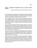 Trump y Bolsonaro ENCABEZAN GOLPE DE ESTADO CONTRA MADURO