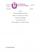 Análisis y Preguntas: “El concepto de poder”