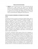 ARTICULO: ANALISIS DE DESARROLLO ECONOMICO EN COLOMBIA