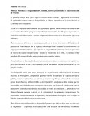 Pobreza Sistémica y desigualdad en Colombia, actores primordiales en la construcción de Nación