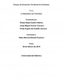 EVOLUCIÓN TERRITORIAL DE COLOMBIA