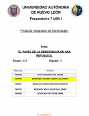 PIA: Importancia de la democracia en una Republica