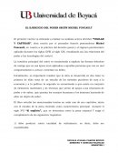 EL EJERCICIO DEL PODER SEGÚN MICHEL FOUCAULT