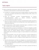 BOTÁNICA Tejido vegetal
