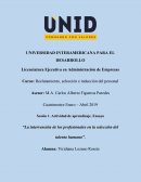 La intervención de los profesionales en la selección del talento humano